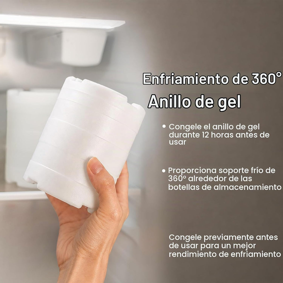 KEKHEALTH Enfriador de leche materna de acero inoxidable de 22 onza...