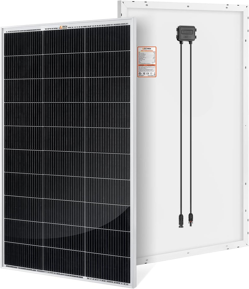 RICH SOLAR Panel solar monocristalino de 150 vatios, 12 voltios, 18...