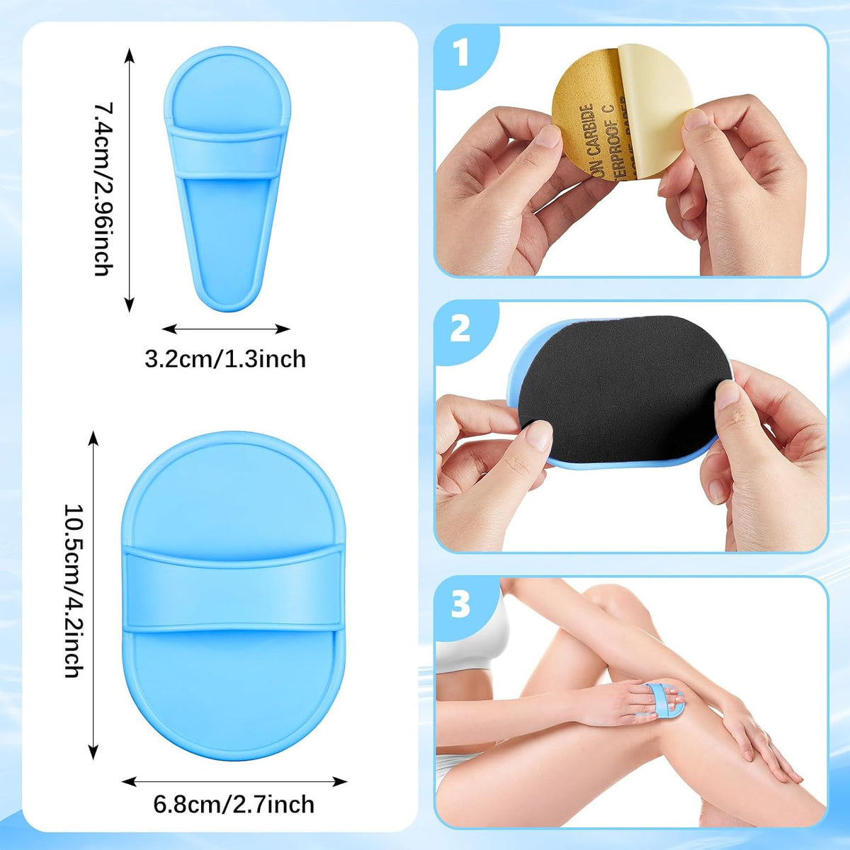 Chumia Kit de exfoliación Smooth Away de 102 piezas para mujeres y...