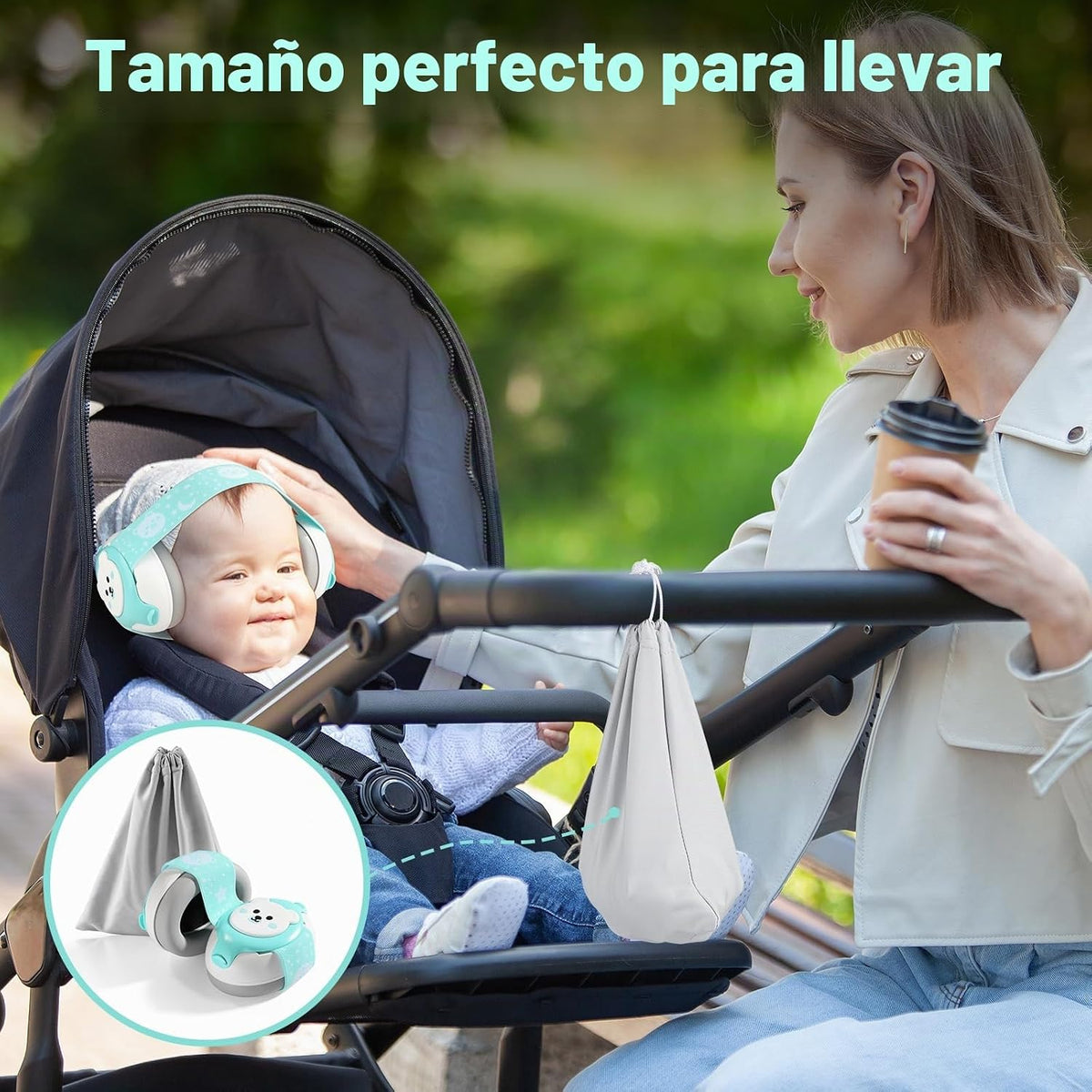 YomauiYee Auriculares para bebé, protección de oído infantil con ca...