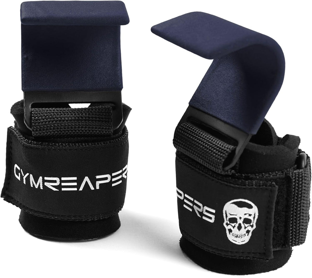 Ganchos para levantamiento de pesas Gymreapers (par), correas de mu...