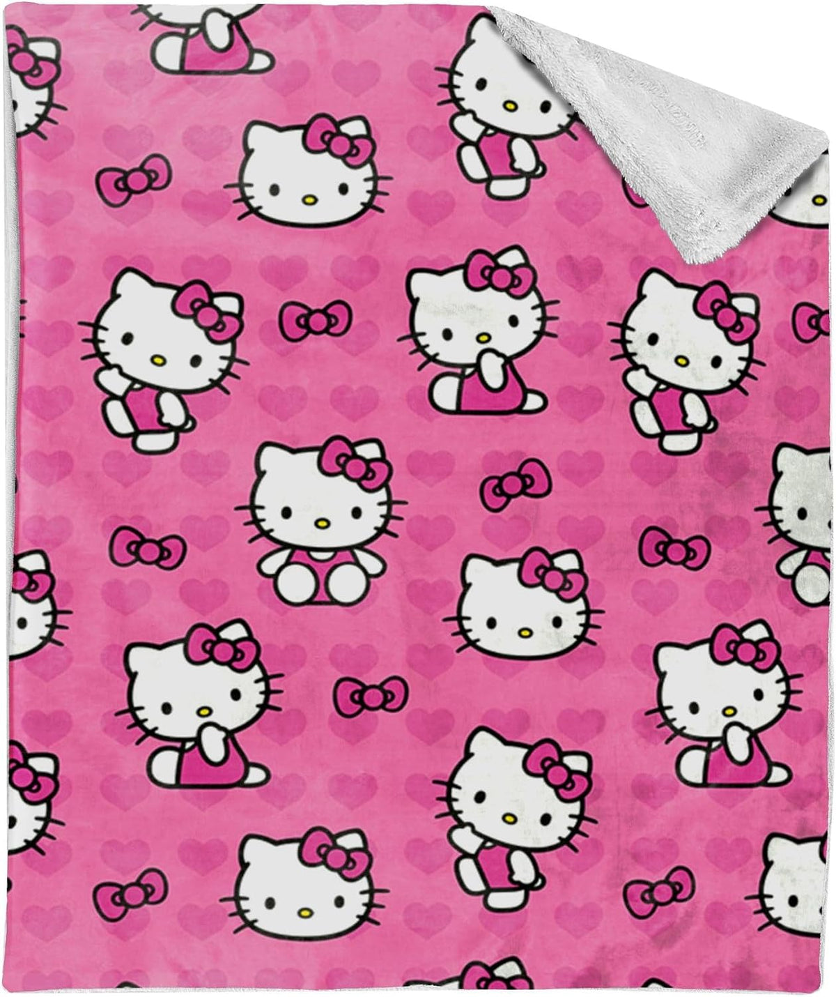 Northwest Hello Kitty Manta Throw Sherpa Silk Touch, 40" x 50&#...