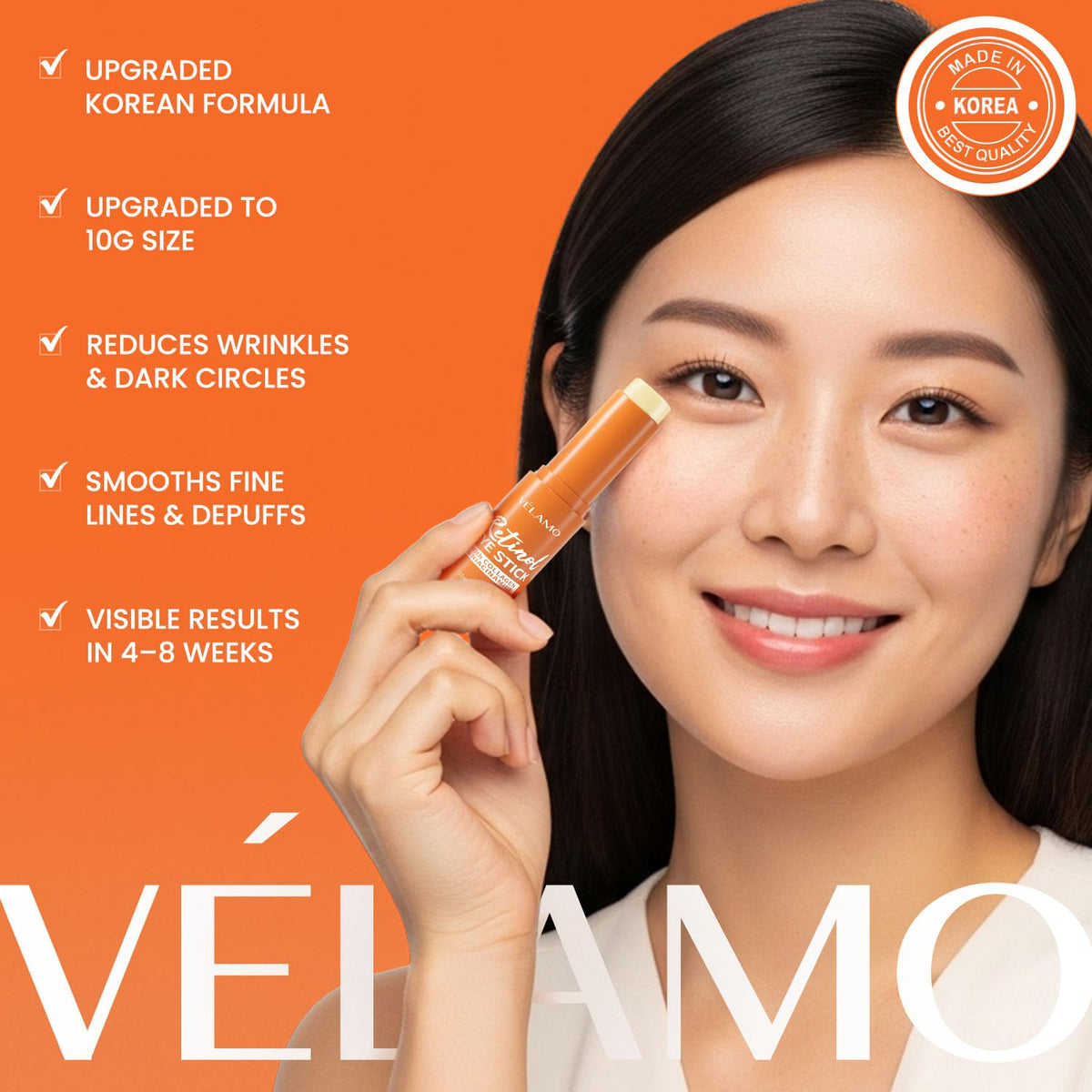 VELAMO ADVANCED Retinol Eye Stick: bálsamo para ojeras para ojeras,...