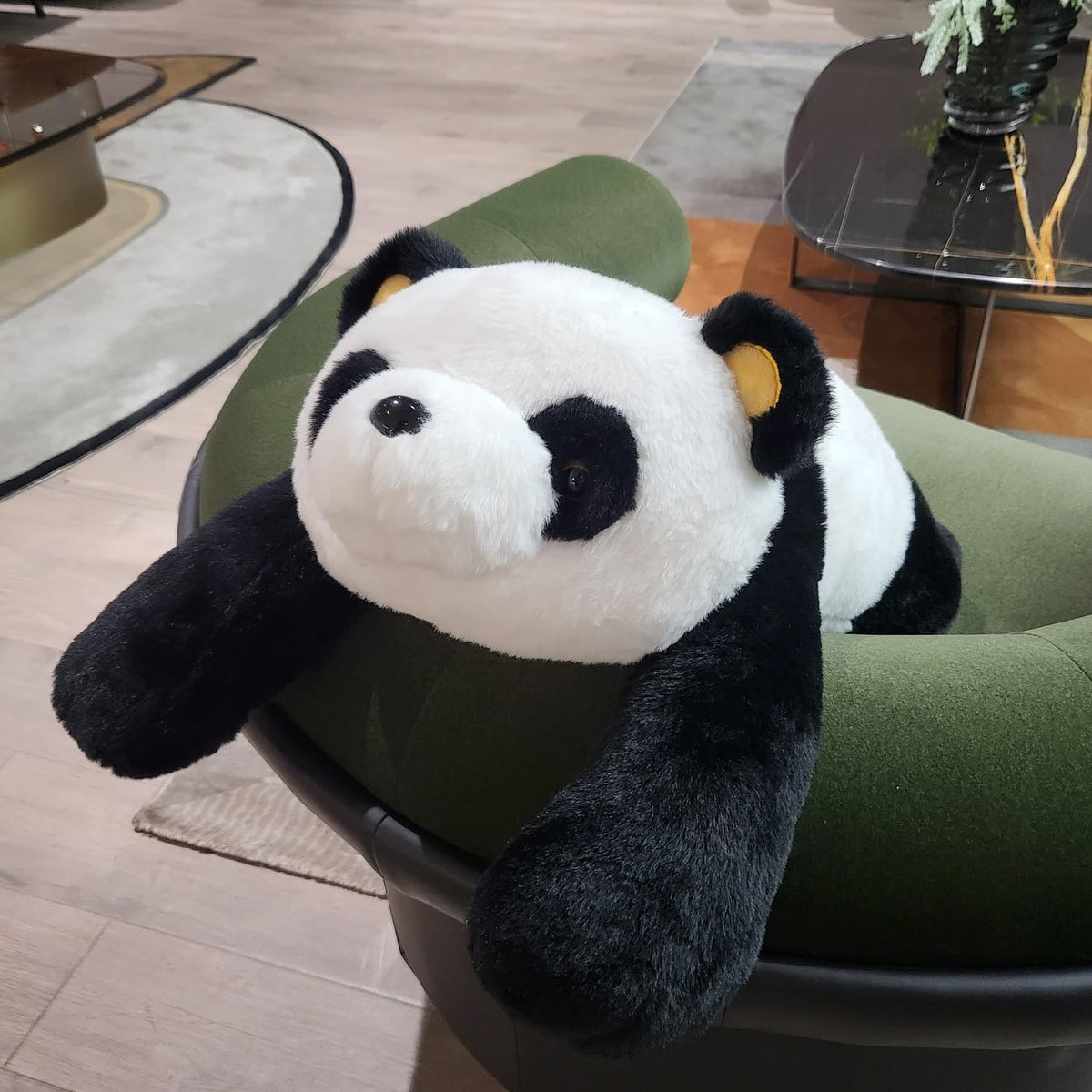 FoxVilla Animales de Peluche Ponderados de Panda de 4 libras, Anima...