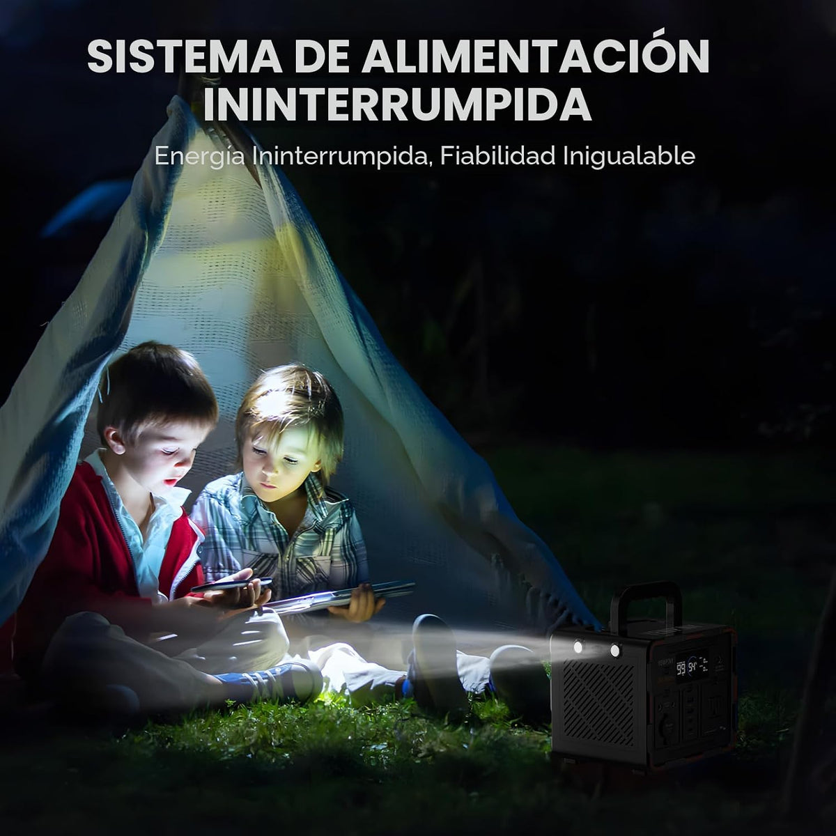 Estación de energía portátil de 300 W, generador solar de 259 Wh, b...