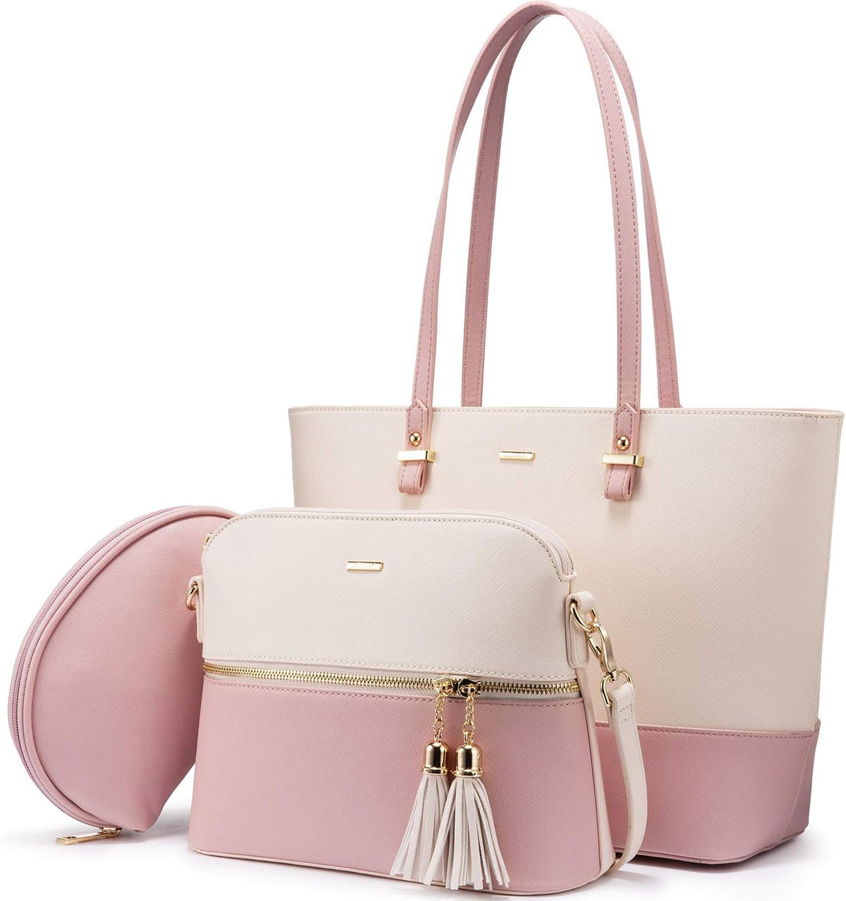 LOVEVOOK Bolsos de mano para mujeres, bolsos de hombro, bolso tote,...