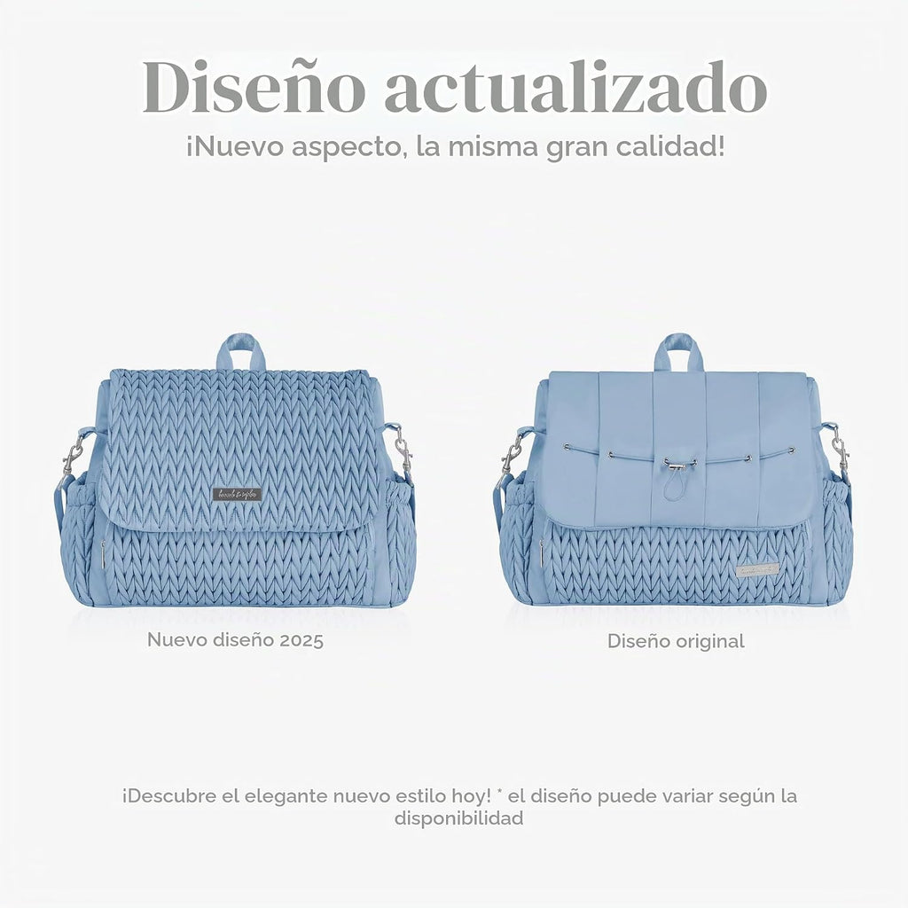 Hannah &amp; Sophia Belle - Mochila y bolsa convertible para pañale...