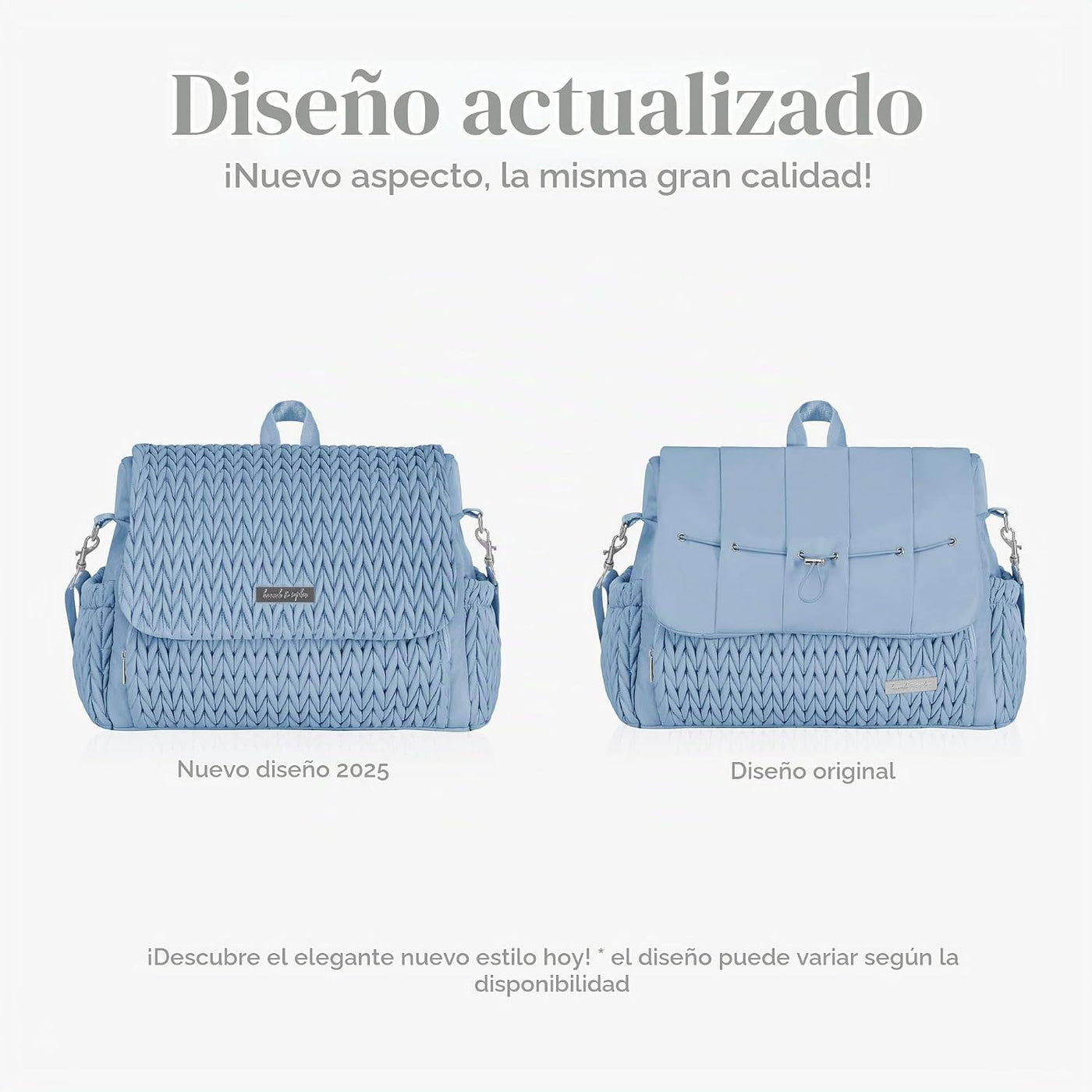 Hannah &amp; Sophia Belle - Mochila y bolsa convertible para pañale...