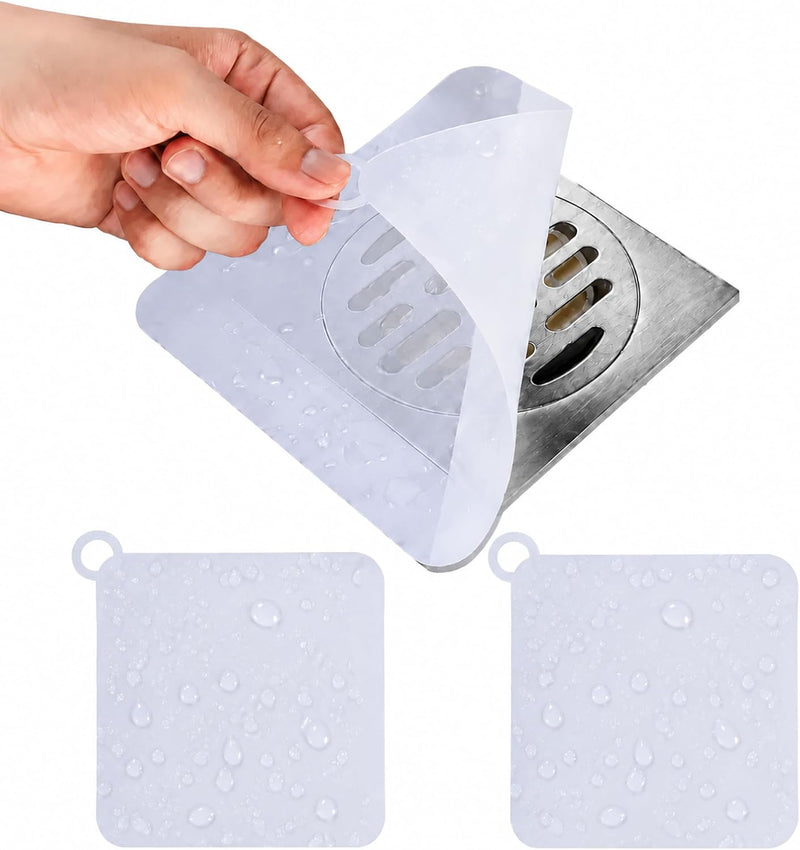 2 Piezas Tapón de Silicona para Bañera de 6 x 6 Pulgadas Cubierta d...