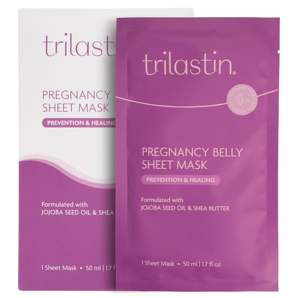 TriLASTIN Paquete de crema para estrías y mascarilla para el vientr...