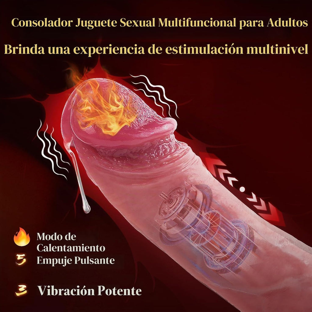 Mrgras Sex Toys Realista Empuje Punto G Consolador Vibrador Pene Co...