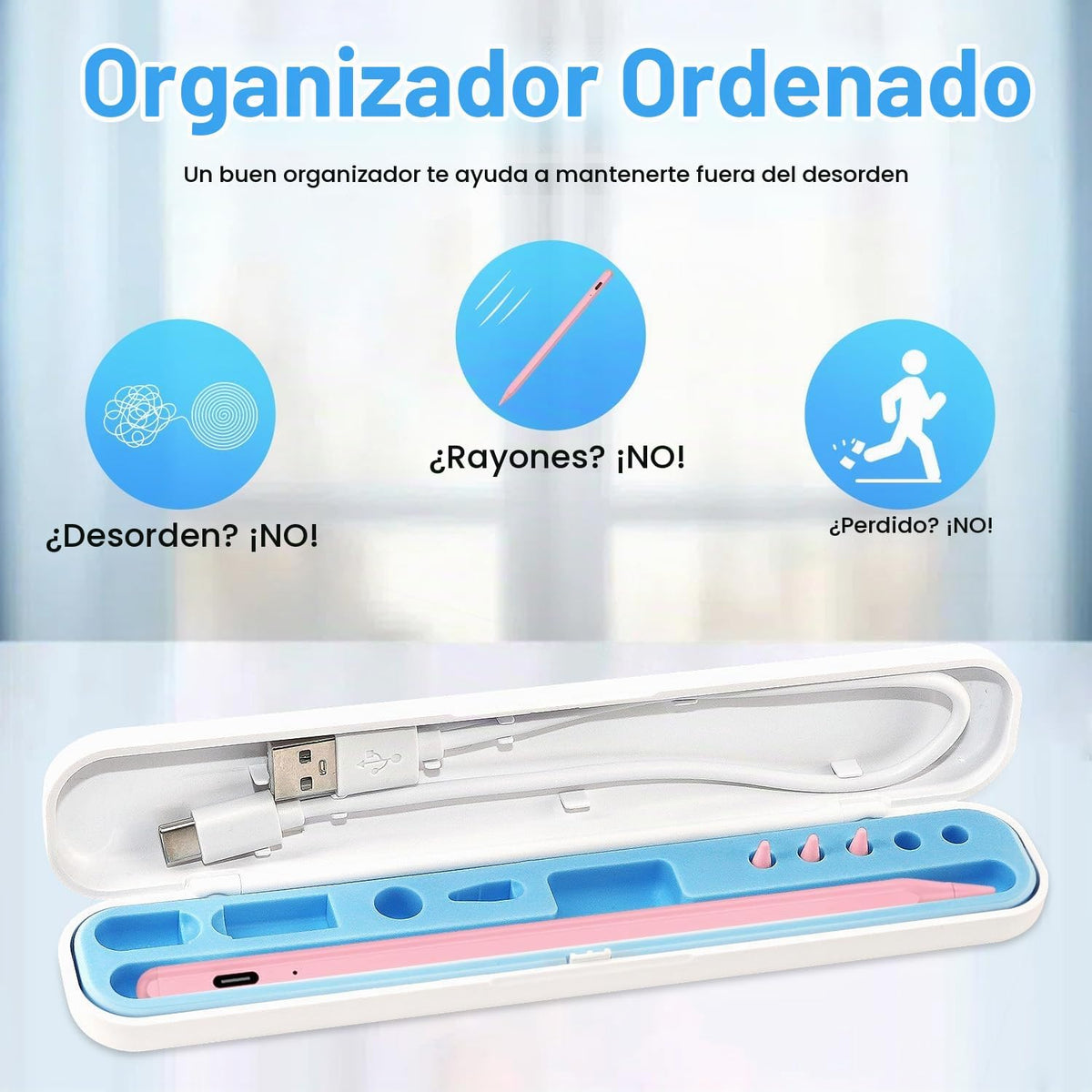 BLEBLE - Lápiz capacitivo para iPad 2018-2026, lápiz de carga rápid...