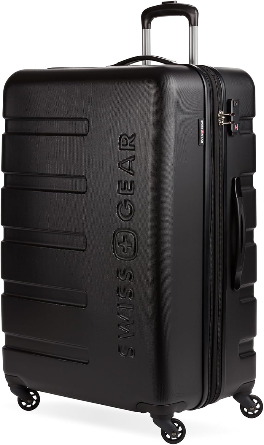 SwissGear 7366, Negro, Grande, a cuadros, de 27 pulg