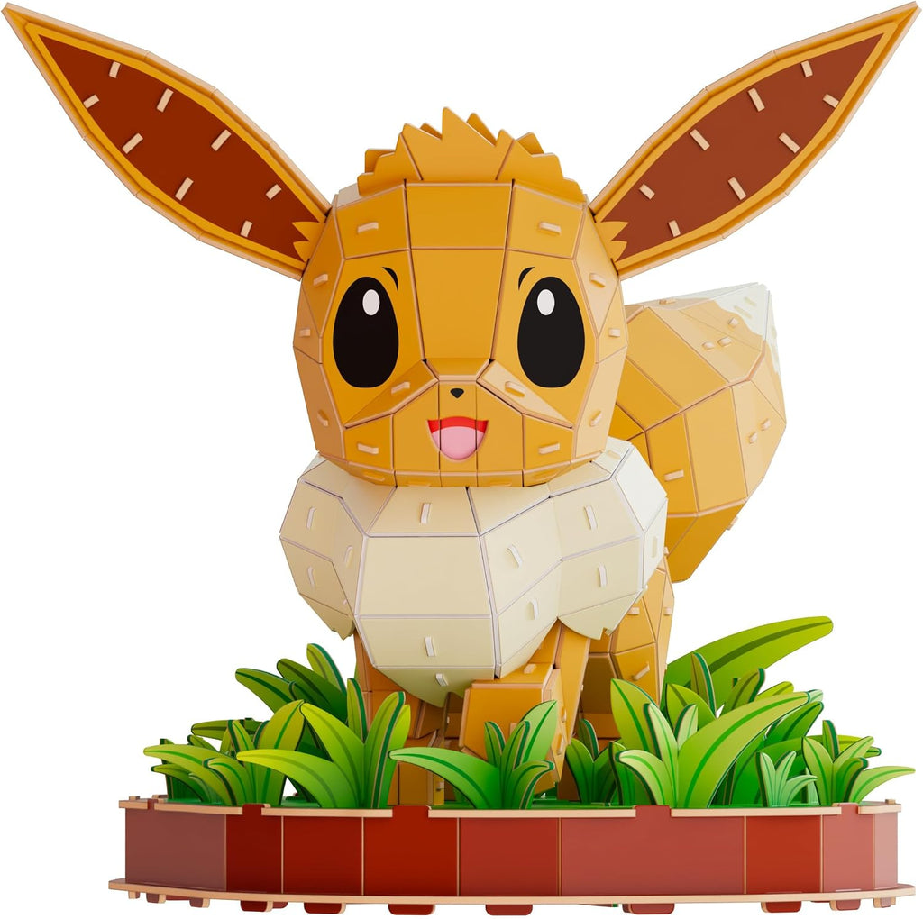 4D Build Pokémon Eevee - Kit de modelo de rompecabezas 3D, decoraci...