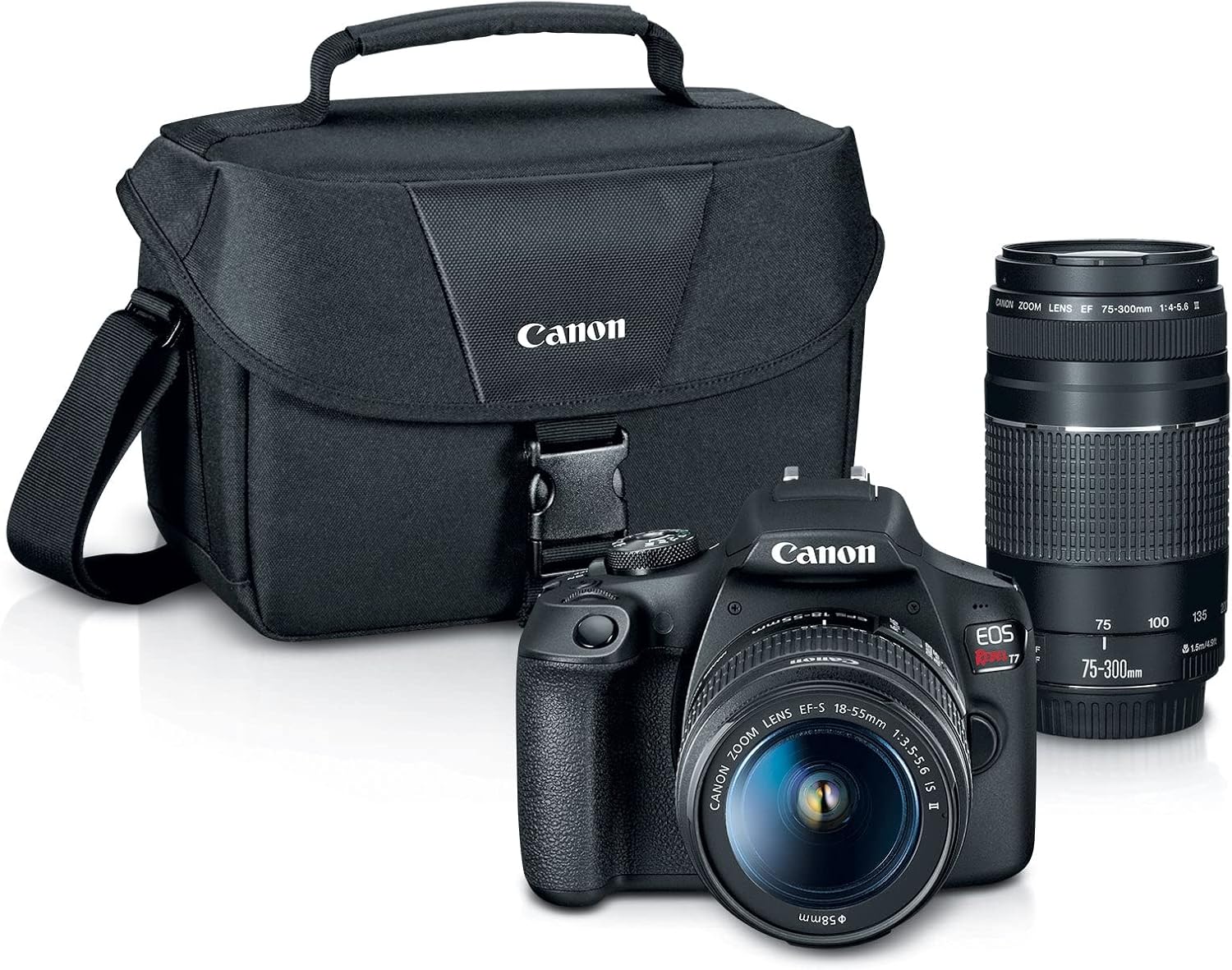 Canon EOS Rebel T7 Cámara DSLR | Kit de 2 lentes con EF18-55mm + EF...