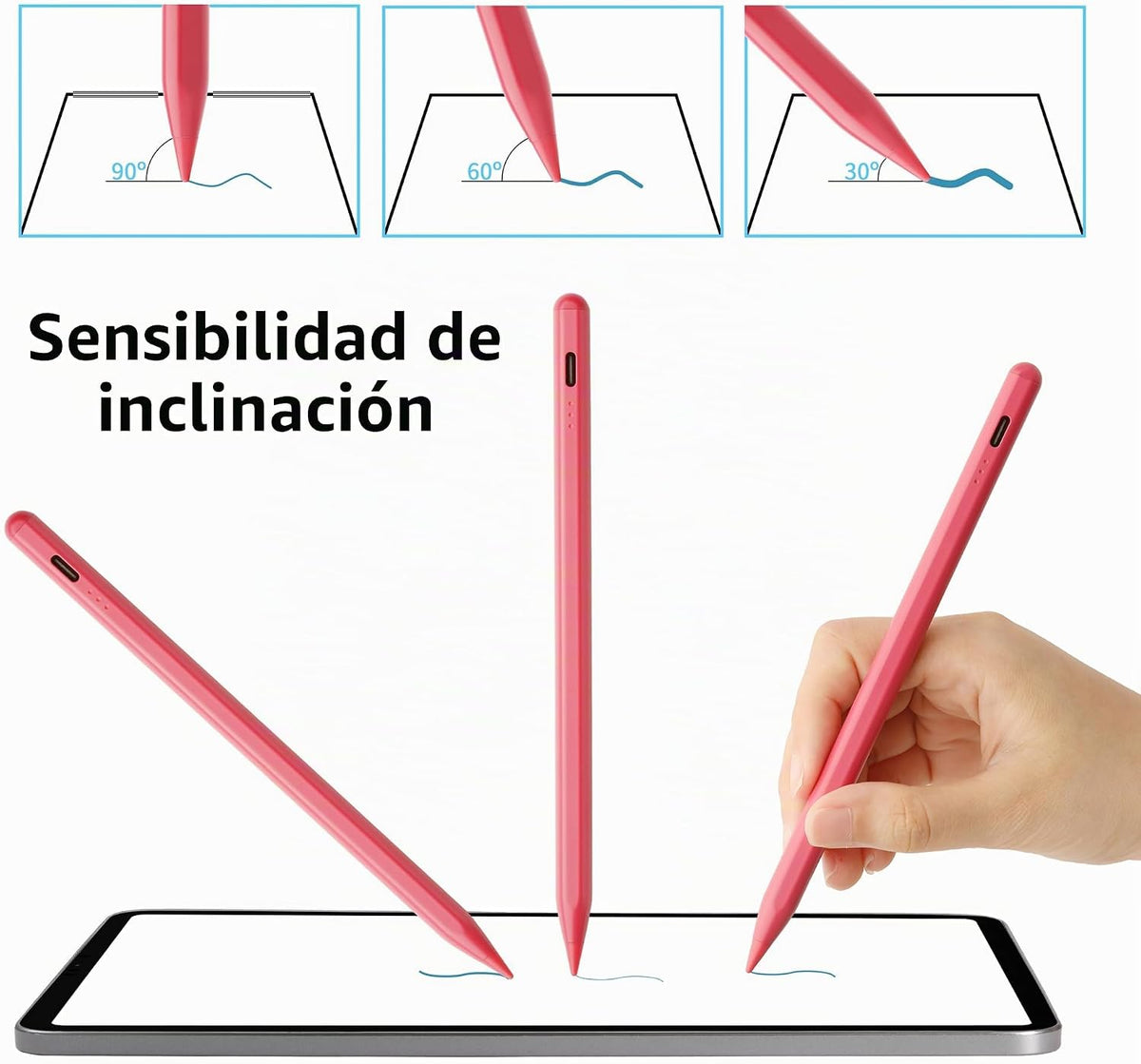 Lápiz óptico para iPad A16 11ª 10ª 9ª 8ª 7ª 6ª generación, iPad Pro...