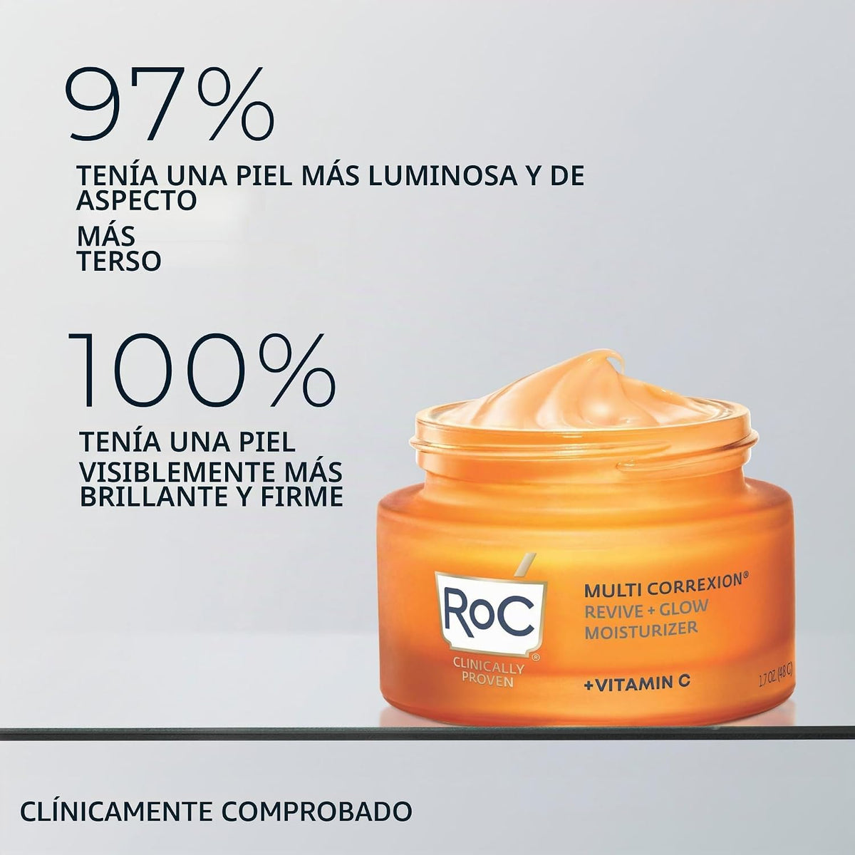 RoC Multi Correxion Revive + Glow 10% Vitamina C Hidratante para el...
