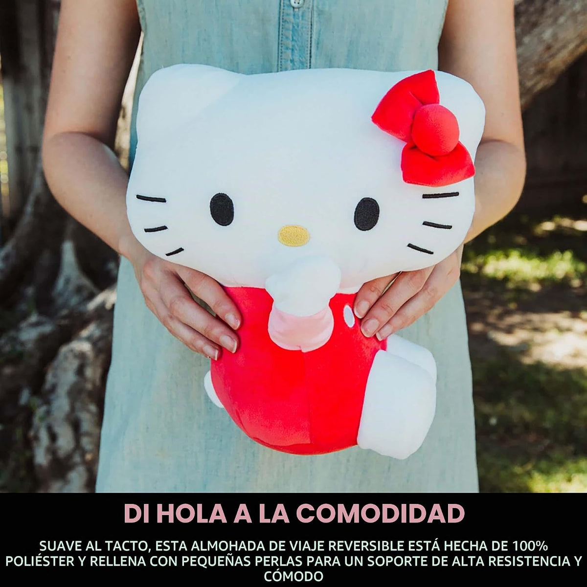 Surreal Entertainment Sanrio Hello Kitty - Almohada reversible para...