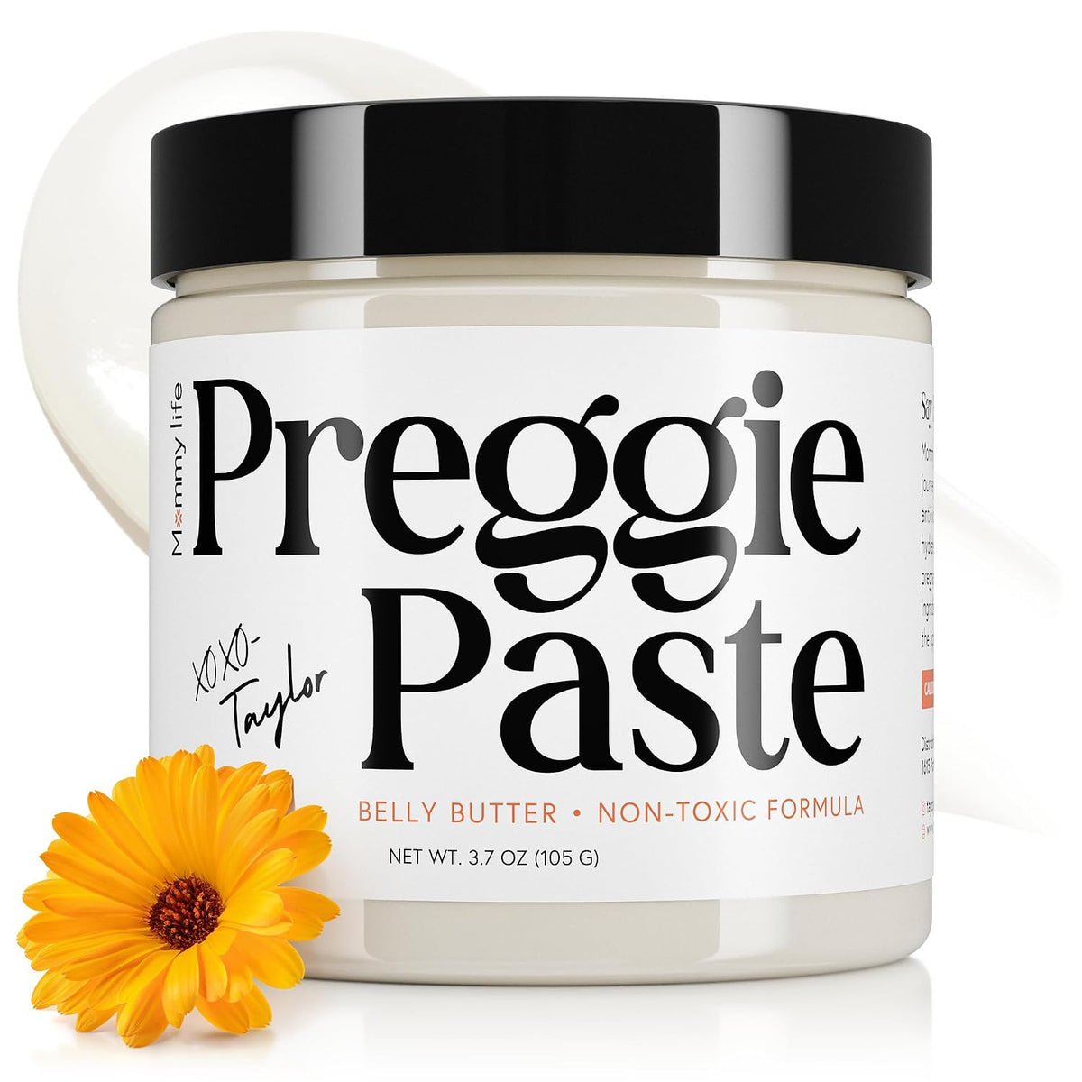 Preggie Paste Belly Butter - Crema para estrías para el embarazo, 3...