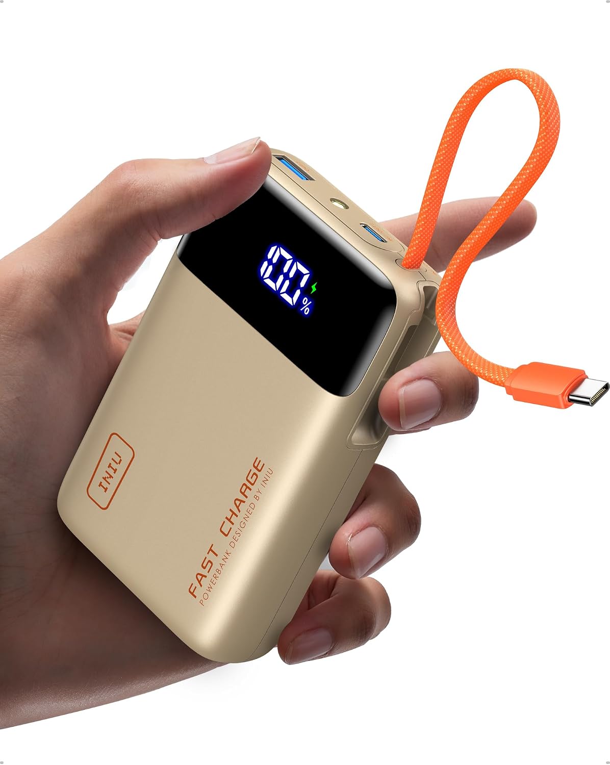 INIU cargador portátil 20000mAh, banco de carga rápida más pequeño...