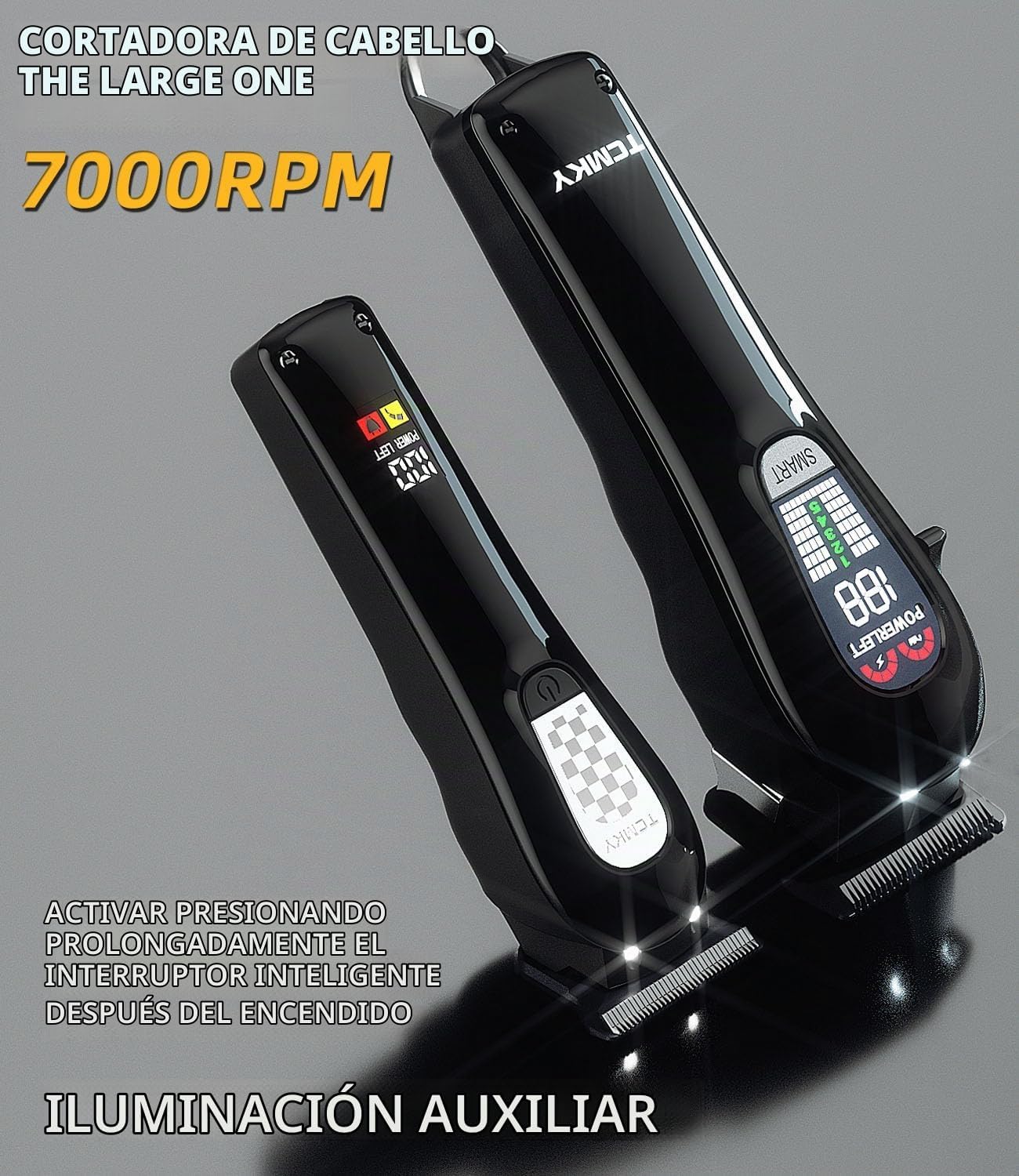 TCMKY Cortapelo Profesional Inalámbrico para Hombres, Cortapelo de...