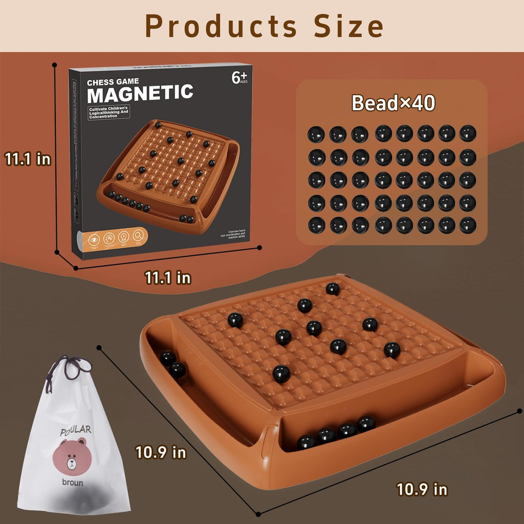 Juego magnético, juego magnético de ajedrez de 40 piezas, juegos fa...