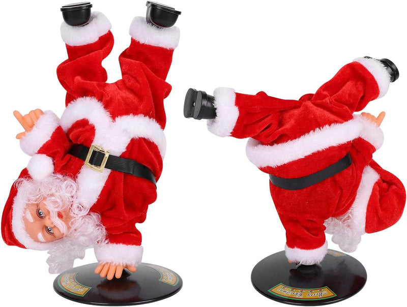 Muñeca de Papá Noel giratoria eléctrica de Papá Noel bailando y can...