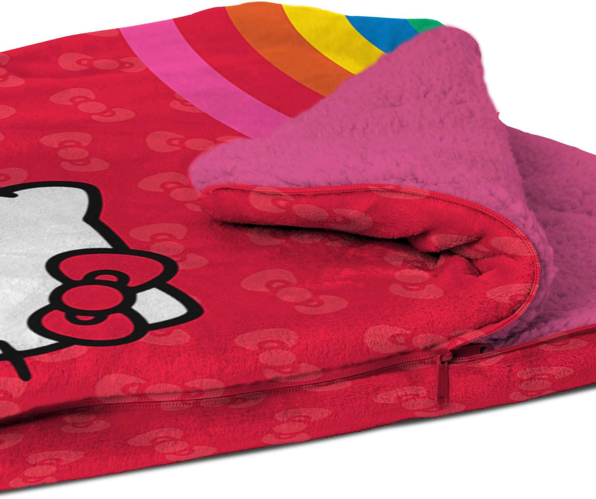 Saco de dormir Silk Touch Sherpa para niños y niñas, saco de dormir...