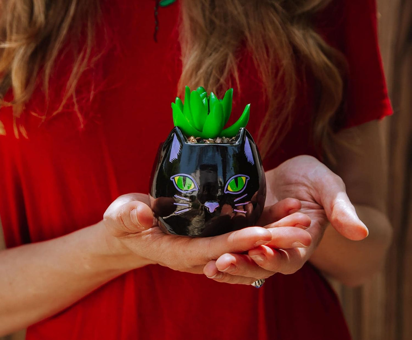Toynk Disney Hocus Pocus Binx is My Boo - Mini maceta de cerámica d...