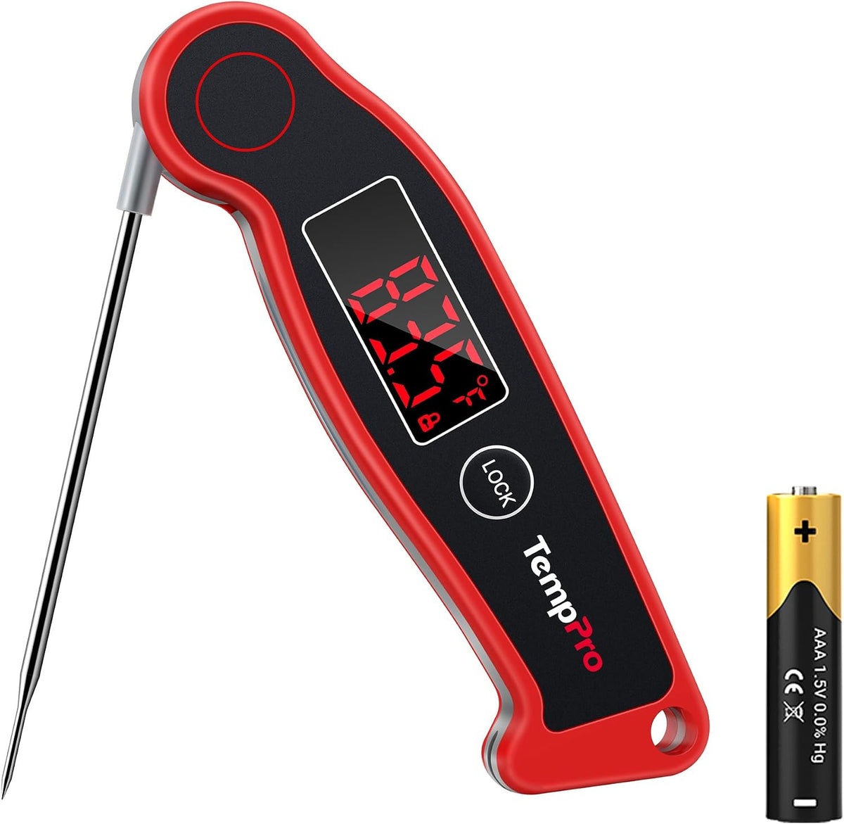 TempPro TempSwift Termómetro digital para carne de lectura instantá...