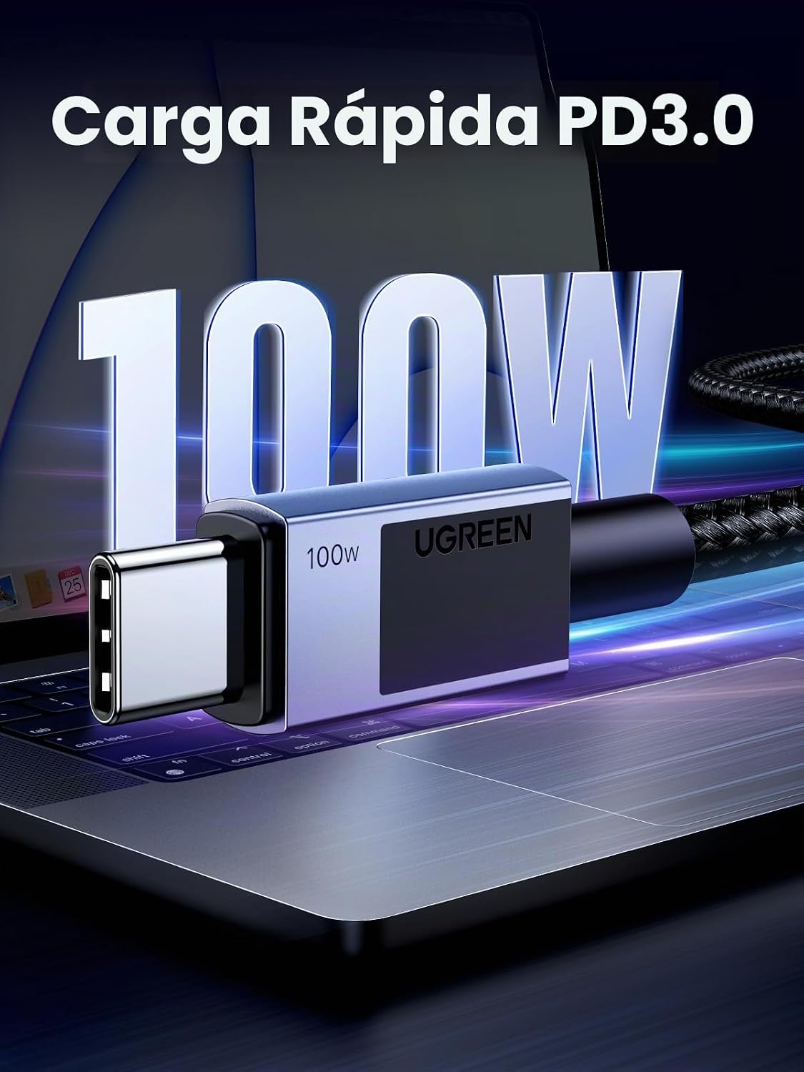 UGREEN Nexode Power Bank 20000mAh Bundle con cable USB C a USB C de...
