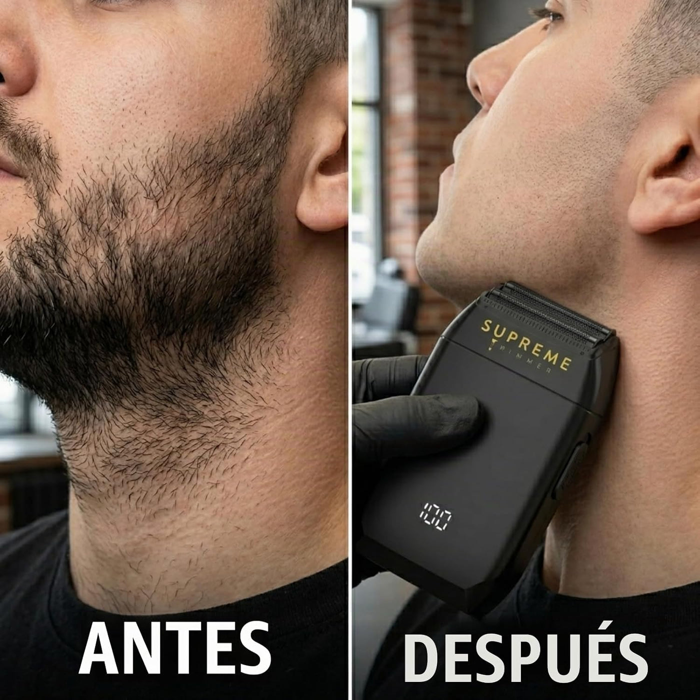 Supreme Trimmer Crunch - Afeitadora de doble hoja impermeable para...