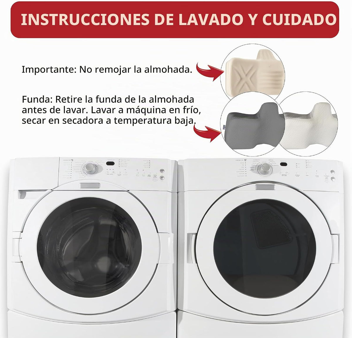Therapeutica Almohada cervical ergonómica para aliviar el dolor de...
