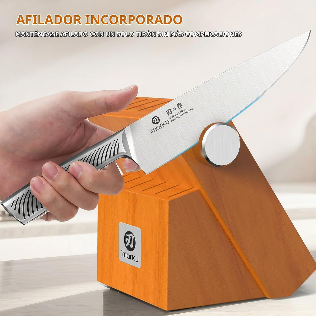 imarku Juego de cuchillos de cocina de alta calidad, juego de cuchi...