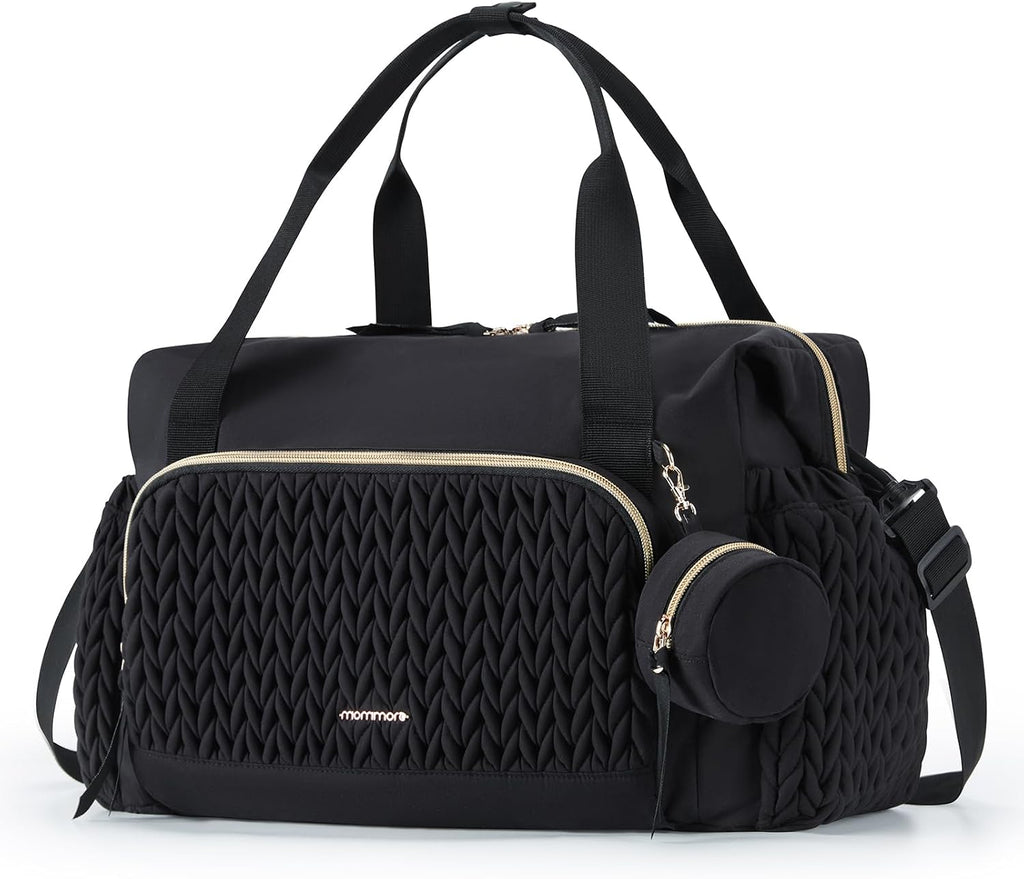 mommore - Bolso para pañales, bolsos de gran capacidad para viajes,...