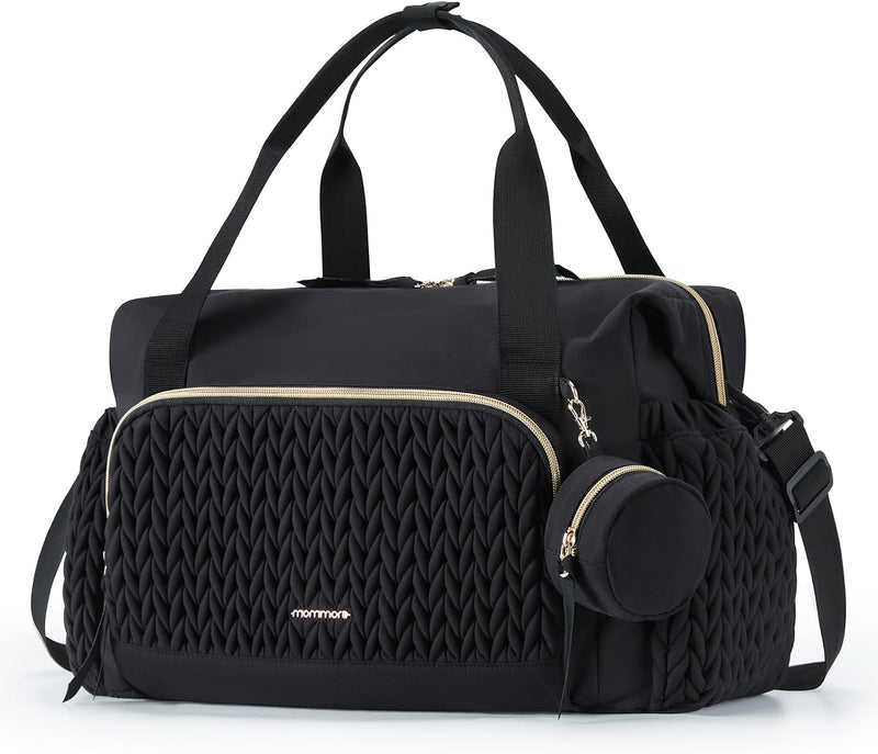 mommore - Bolso para pañales, bolsos de gran capacidad para viajes,...