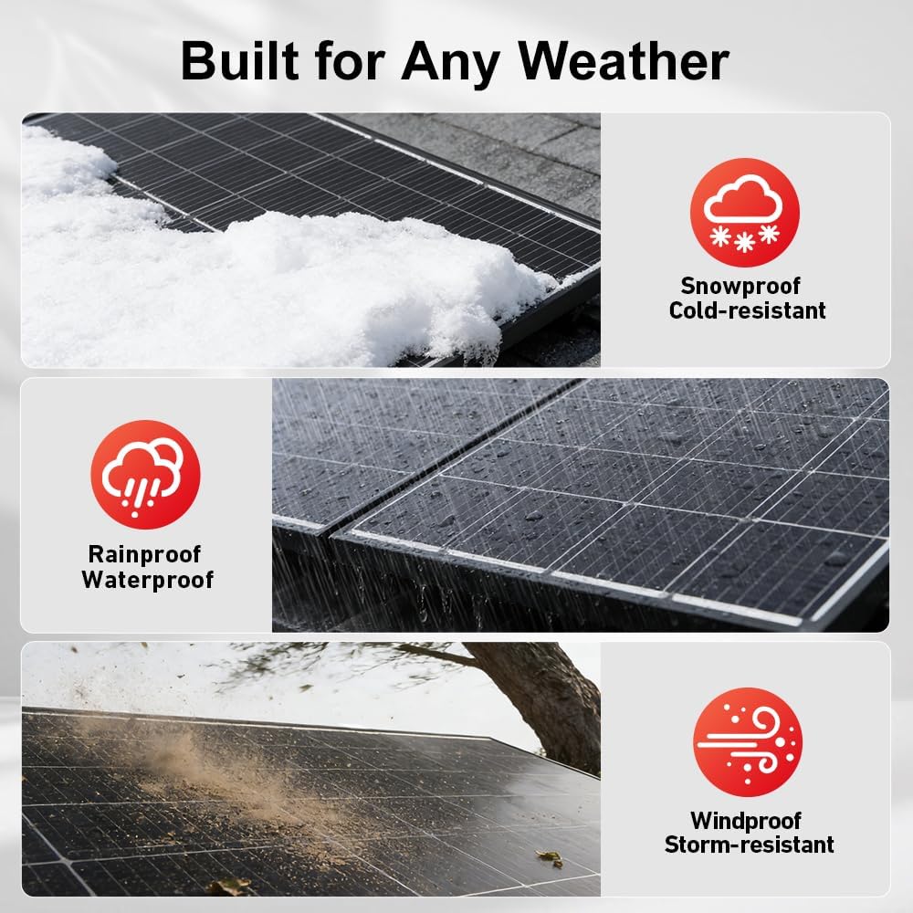 DOKIO 400W 31V Panel solar monocristalino para sistemas de 12V\/24V...