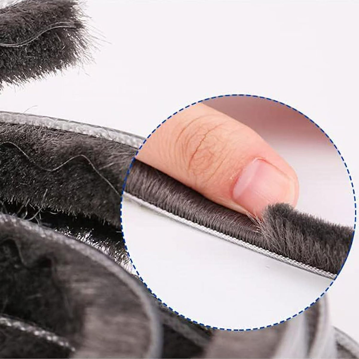 Zjclx 5m (16 pies) Cepillo para intemperie con ranura para tarjeta,...