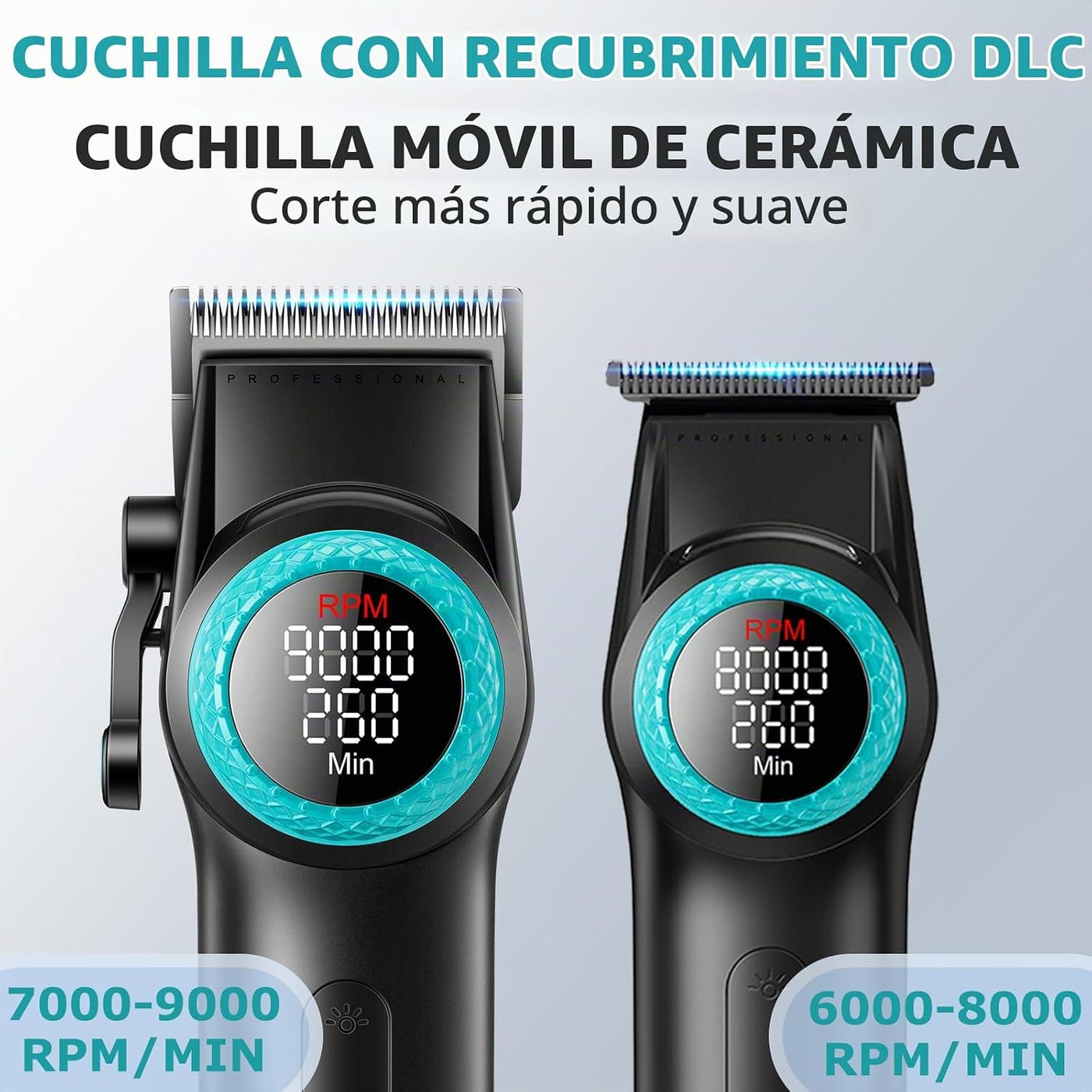 VGR 001 y 977 - Cortadoras de pelo profesionales para hombres, cort...
