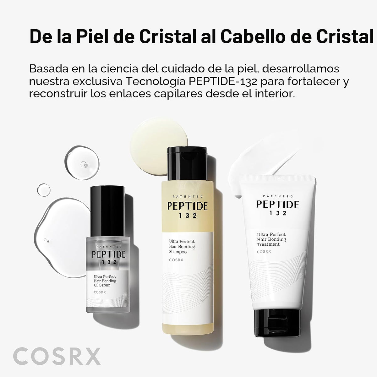 COSRX PEPTIDE 132 Suero de aceite para unión del cabello, reparació...