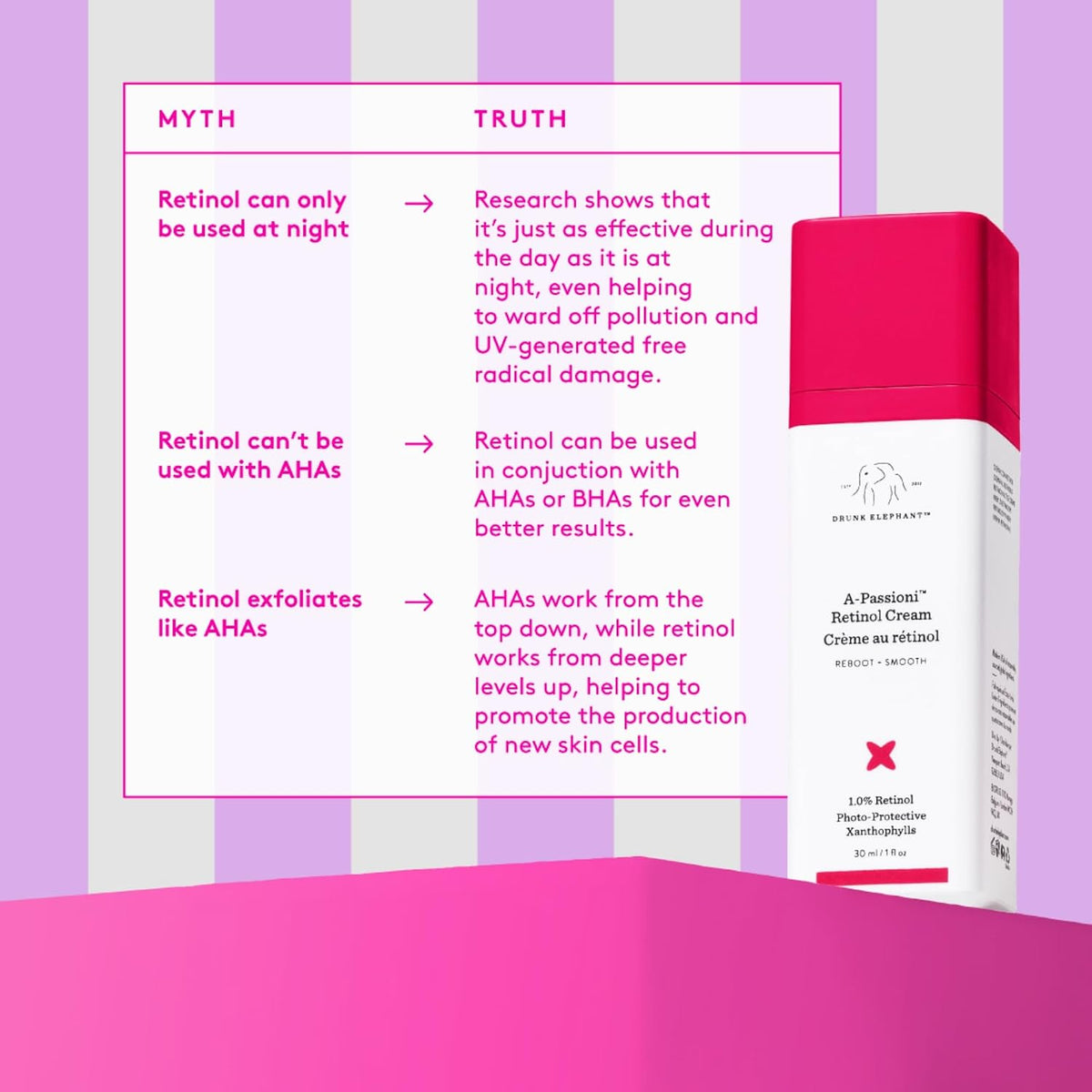Drunk Elephant A-Passioni - Crema de retinol - 1.0 fl oz\/1 onza lí...