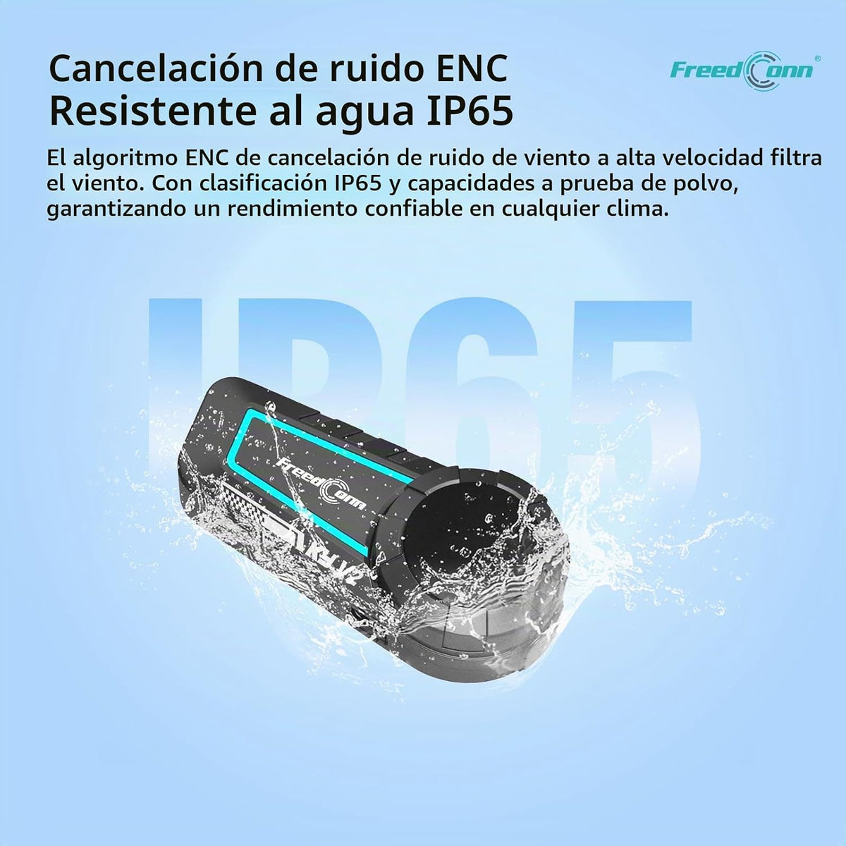 FreedConn KY V2 Auriculares Bluetooth 6.0 para motocicleta | Música...