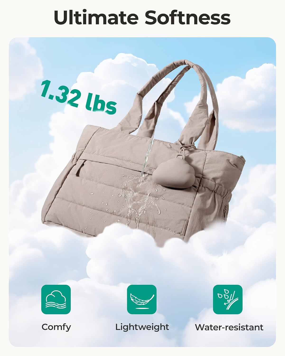 BAGSMART Bolsa de pañales, bolsa de hospital para parto de parto, b...