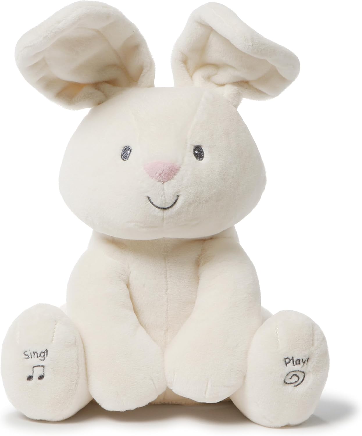 GUND Baby Flora Bunny - Juguete musical interactivo animado de 12 p...