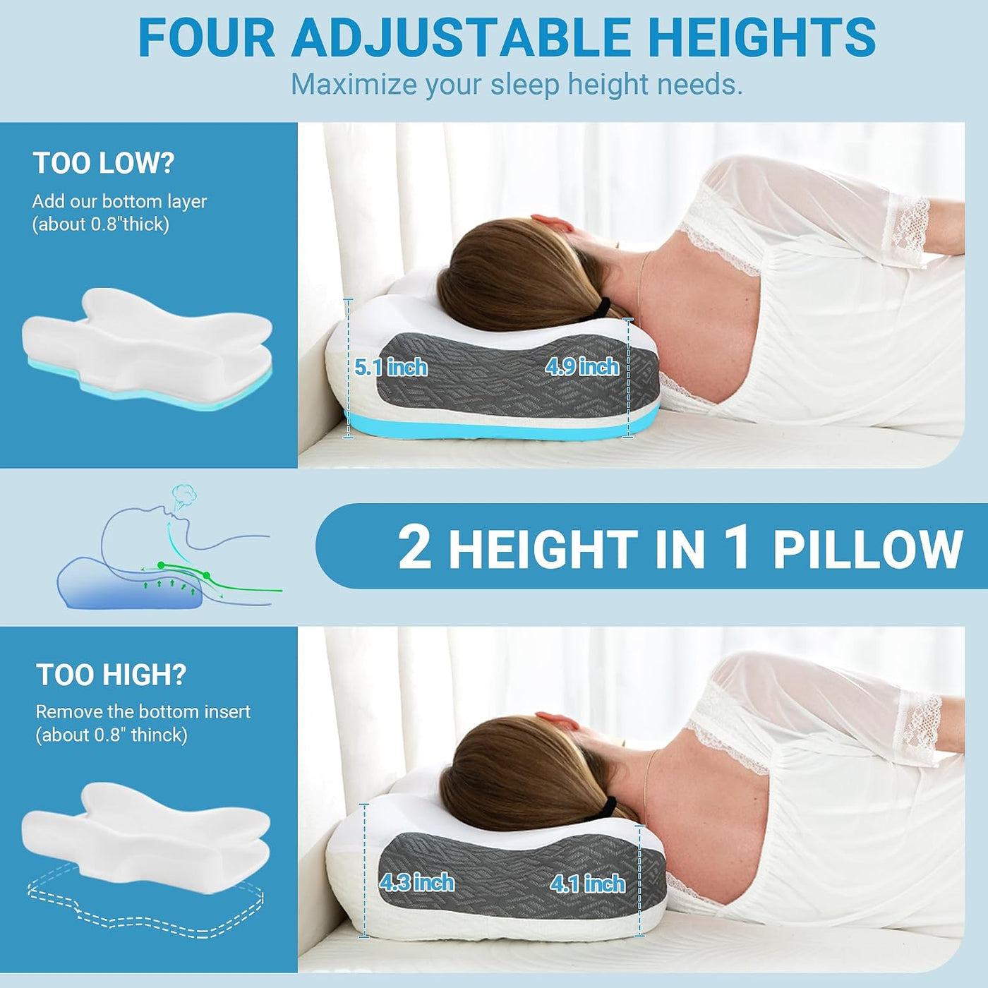 Almohada CPAP elegible para la FSA para que los usuarios reduzcan f...