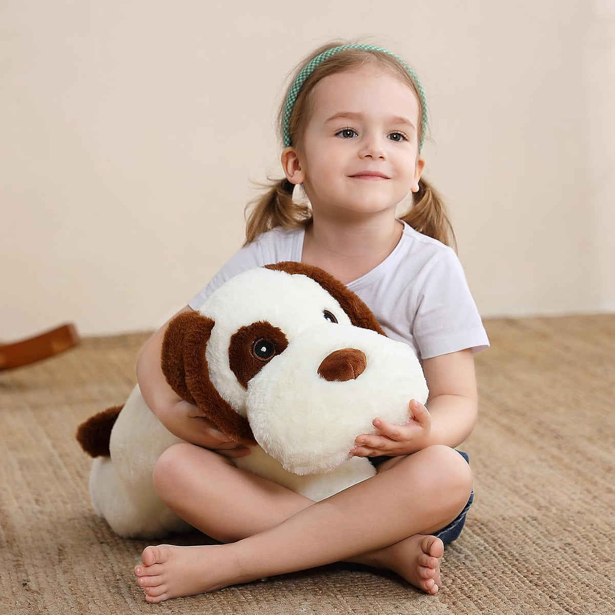 JellyMallow Animales de peluche con peso para perros de 5 libras y...