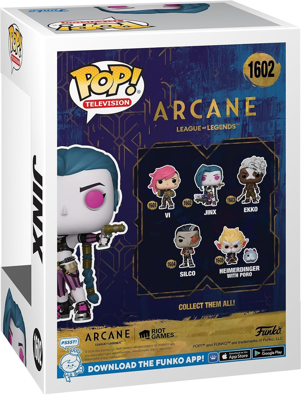 ¡Funko POP! TV: Arcano - League of Legends - Jinx | Mercancía ofici...