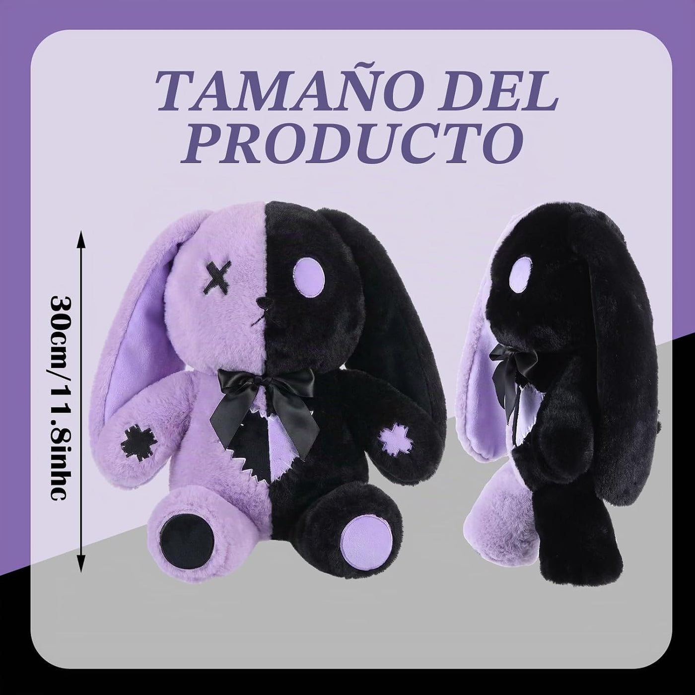 Sotiff - Conejito gótico de peluche (12 pulgadas) | Animal de conej...