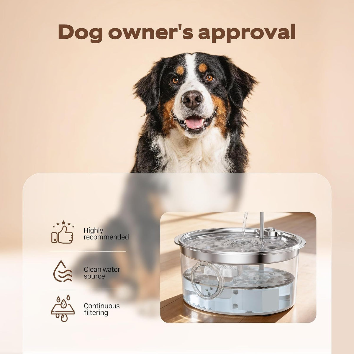 GROOKPET Filtros para fuente de agua para mascotas: 24 filtros de r...