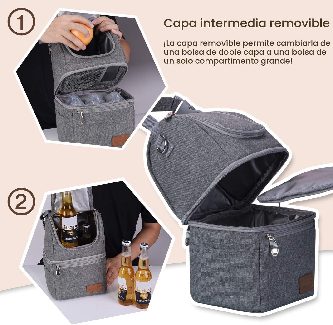 Momcozy Bolsa aislada para biberón, bolsa enfriadora de leche mater...